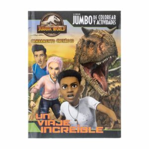 Libro Jumbo Para Colorear Y Actividades Campamento Cretácico MR.BOOKS 64 Páginas