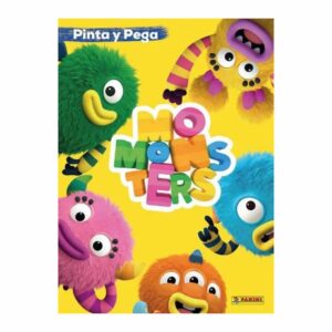 Libro Momonsters Pinta Y Pega PANINI 10 Páginas