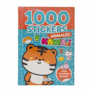 Libro Animales Kawaii 1000 Stickers EDICIONES SALDAÑA 88 Páginas