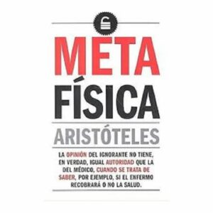 Metafísica Aristoteles BIBLOK BOOK 380 Páginas
