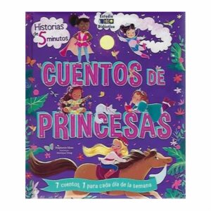 Libro Cuentos De Princesas 7 Cuentos 1 Para Cada Dia ESTUDIO DIDACTICO 48 Páginas