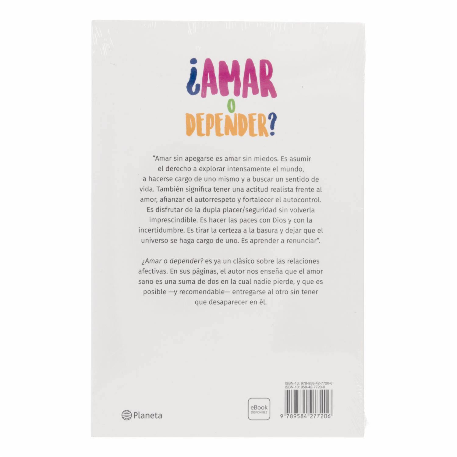 Amar O Depender Walter Riso PLANETA 165 Páginas