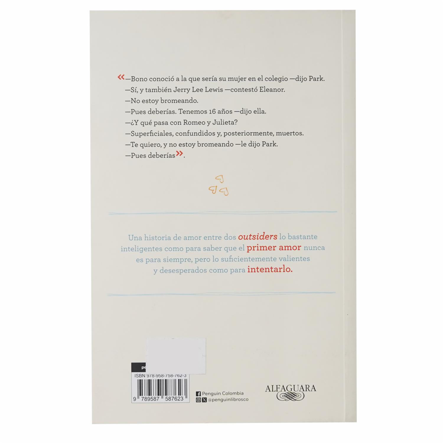 Eleanor Y Park Rainbow Rowell ALFAGUARA 428 Páginas