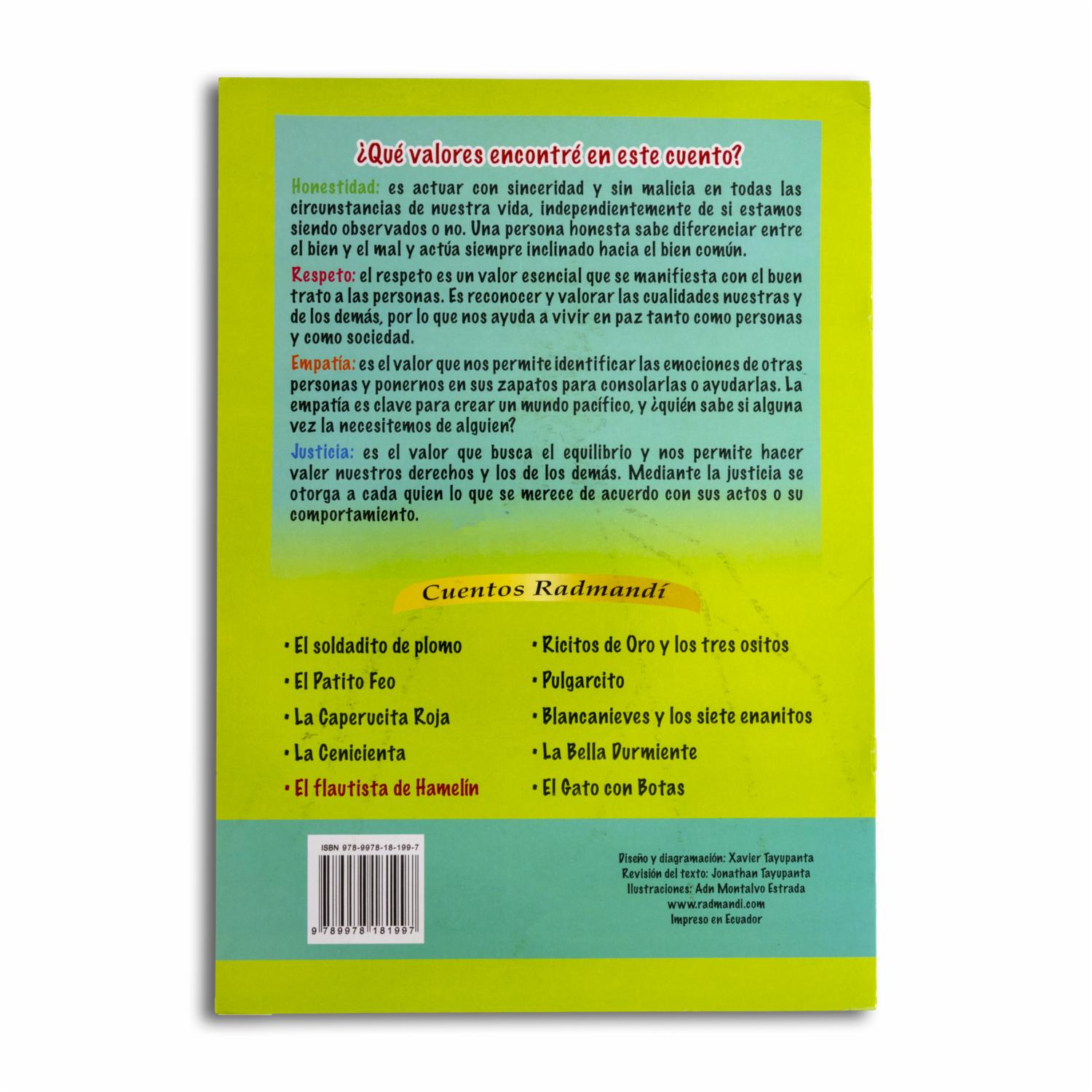 Libro Flautista De Hamelin Cuenta Conmigo RADMANDÍ 13 Páginas - Imagen 2