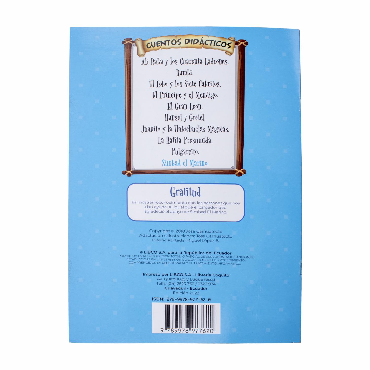 Libro Simbad COQUITO 18 Páginas - Imagen 2