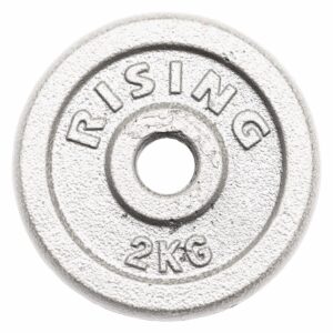 Pesa De Acero En Forma Disco RISING 2 Kg
