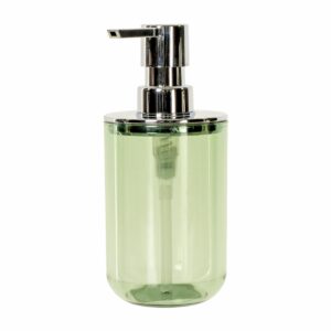 Dispensador De Jabón Liquido Transparente Verde FREE HOME 1 Pieza