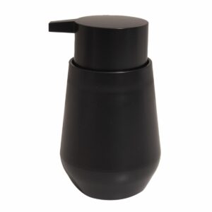 Dispensador De Jabón Líquido Negro Color Studio FREE HOME 1 Pieza