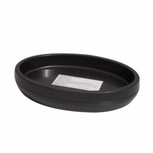 Jabonera Negra Color Studio FREE HOME 1 Pieza