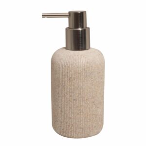 Dispensador De Jabón Líquido Granito Beige Nature FREE HOME 1 Pieza