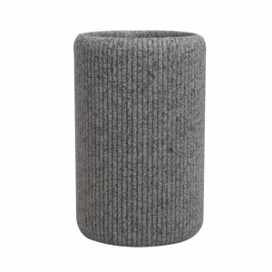 Porta Cepillos Granito Gris Nature FREE HOME 1 Pieza