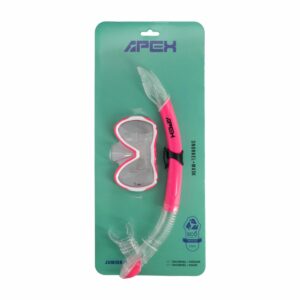 Snorkel + Mascara Rosado De Adulto APEX 2 Piezas