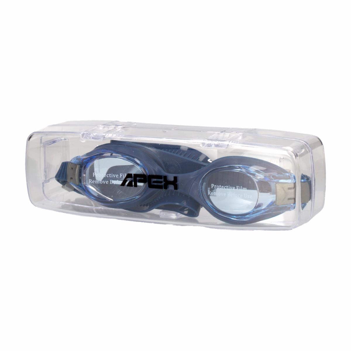 Gafas De Natación Azul De Adulto APEX 1.00u