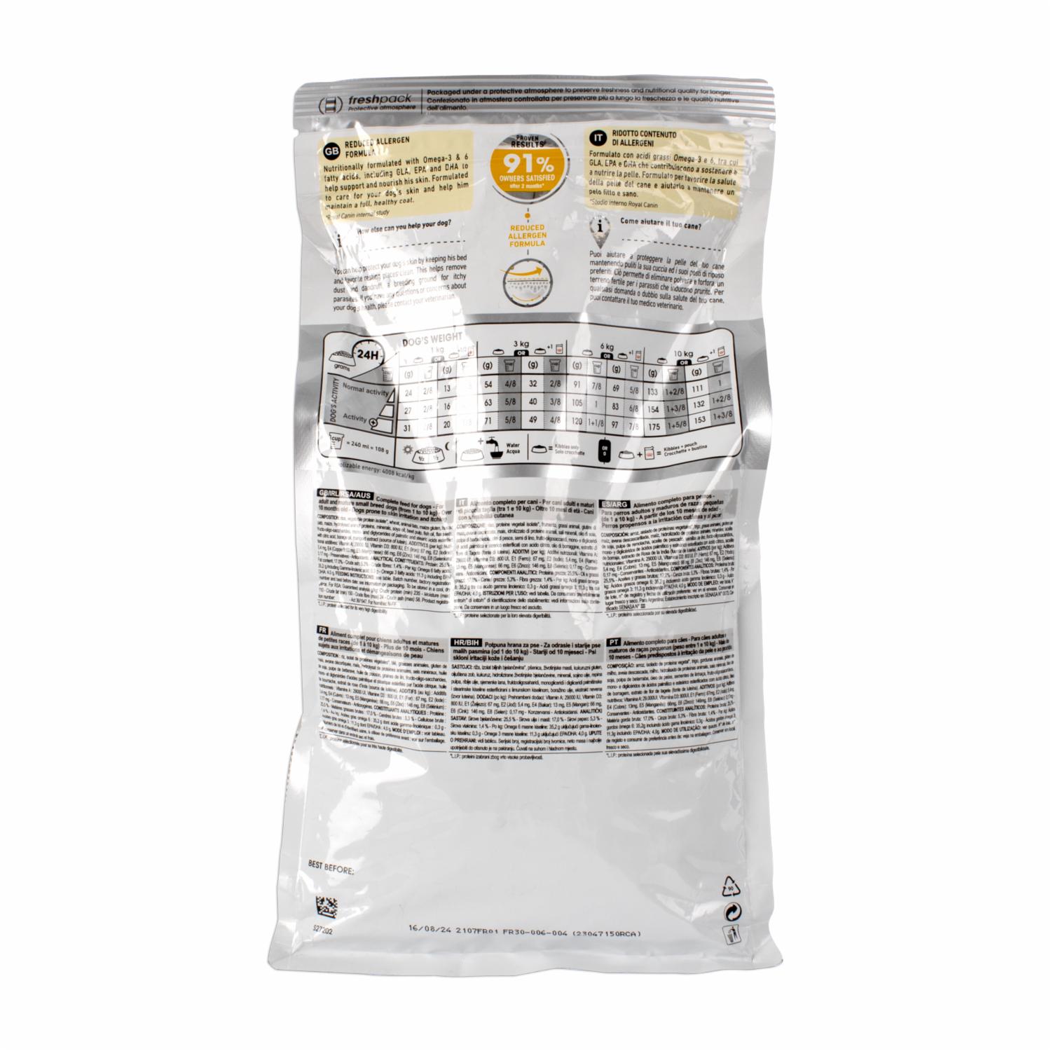 Alimento Para Perros Mini Dermacomfort ROYAL CANIN 1 Kg - Imagen 2