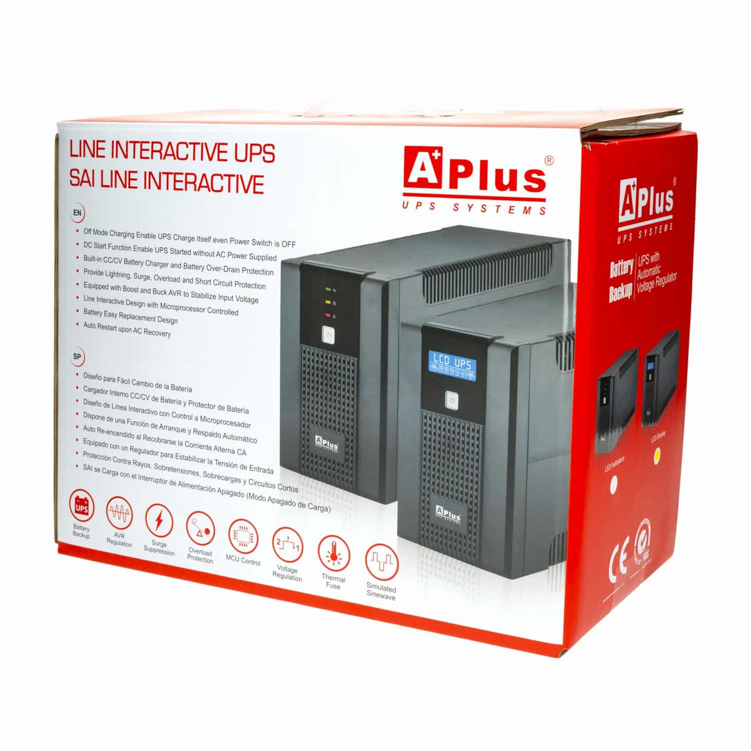 UPS Backup APLUS 1500 VA/900 W - Imagen 3