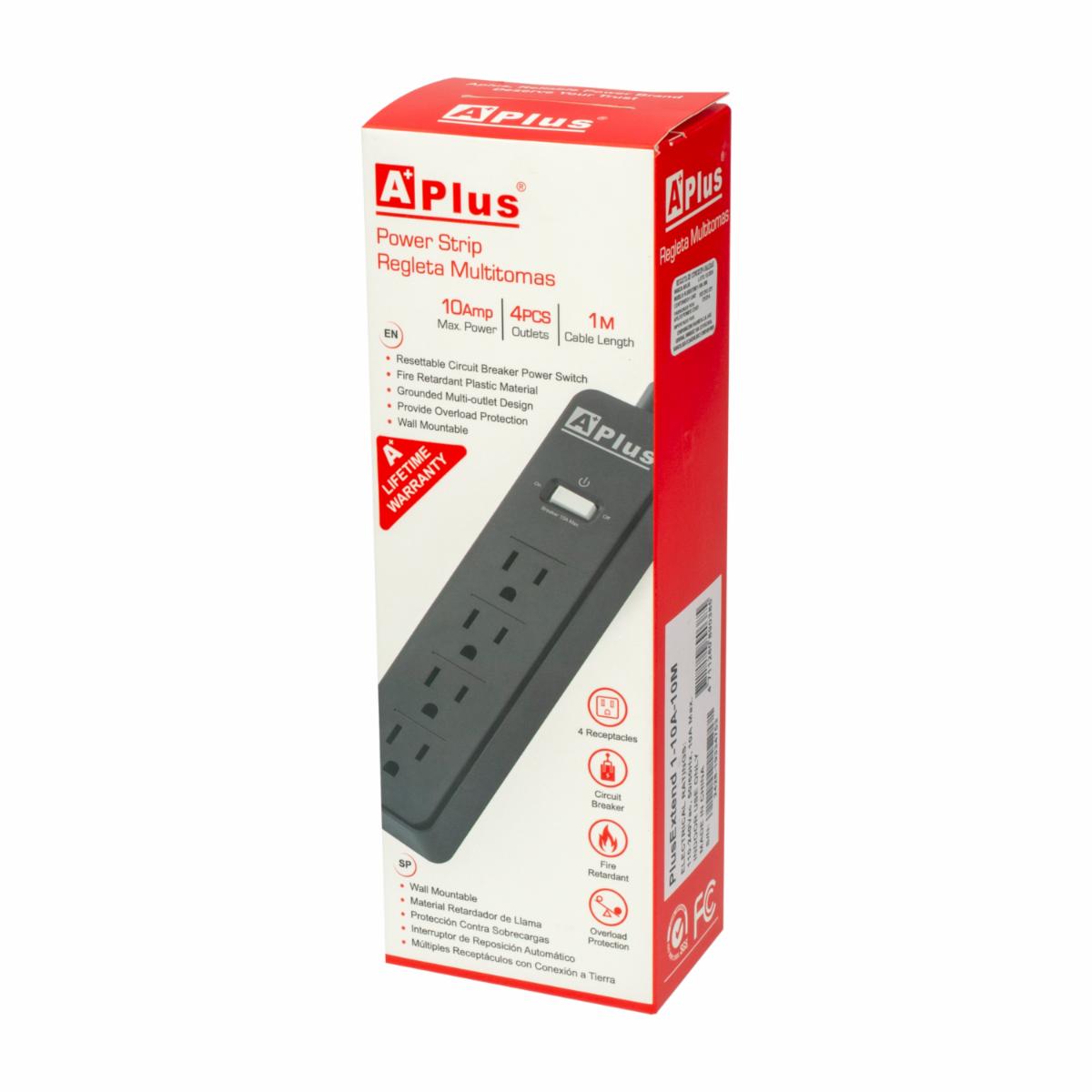 Regleta De Alimentación APLUS 4 Salidas
