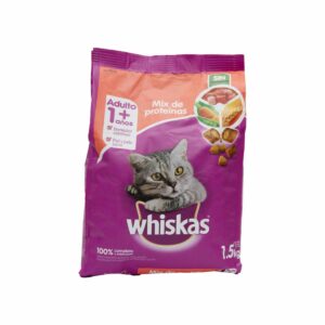 Alimento Para Gatos Mix Proteínas WHISKAS 1500 G