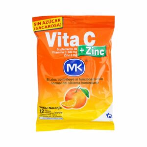 Vitamina C Mas Zinc Naranja MK 500 G