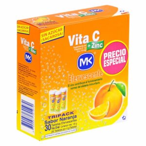 Pack De Vitamina C Sabor Naranja MK 120 G