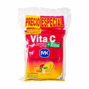 Blíster De Vitamina C Más Zinc Sabor A Tuti Fruti MK 57.60 G