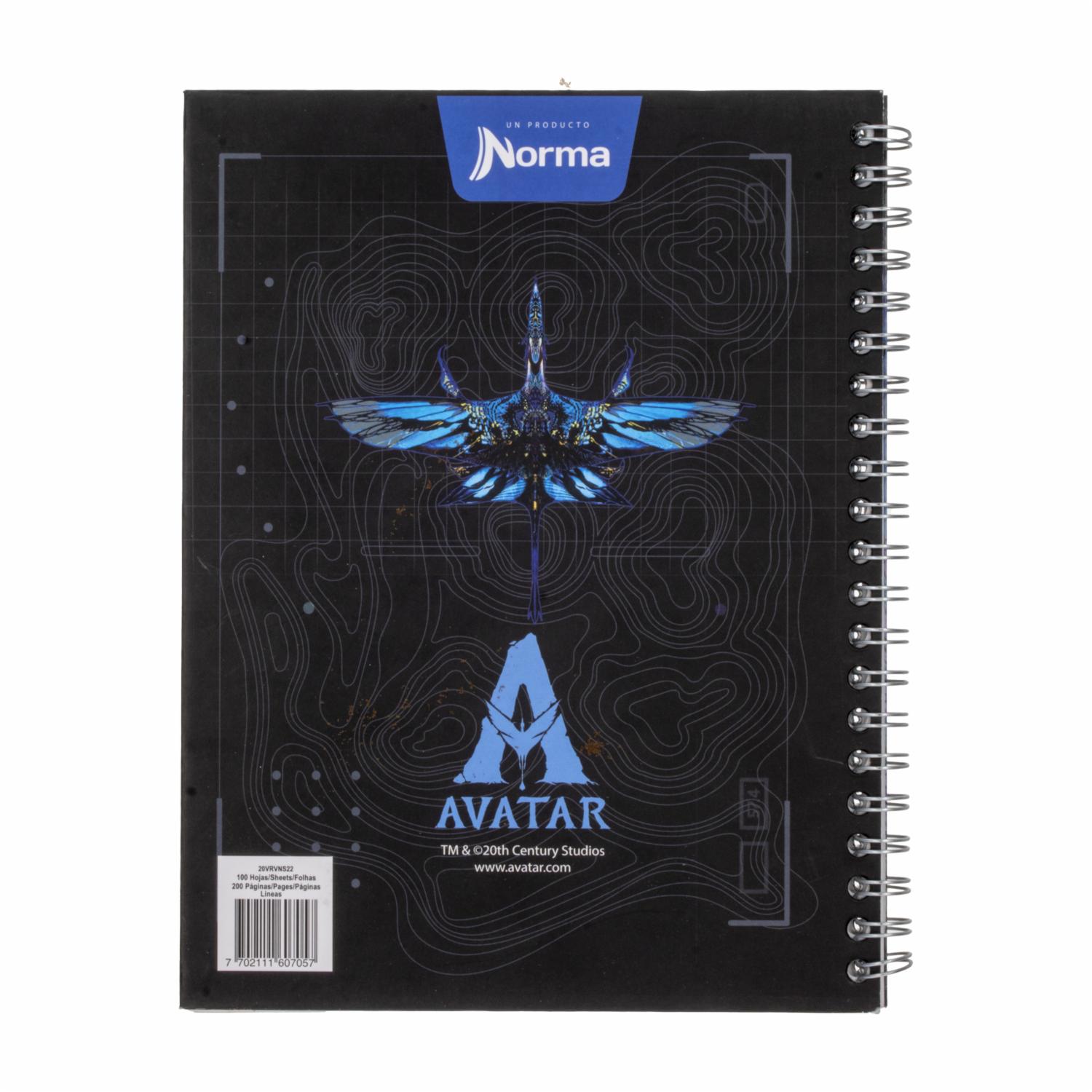 Cuaderno Universitario Argollado Db Avatar Lineas NORMA 100 Hojas - Imagen 2