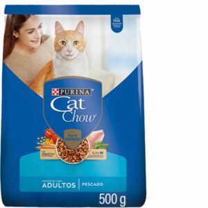 Alimento Para Gatos Adultos Sabor A Pescado PURINA CAT CHOW 500 G
