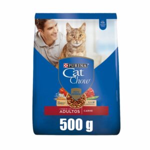 Alimento Para Gatos Activos Sabor A Carne PURINA CAT CHOW 500 G