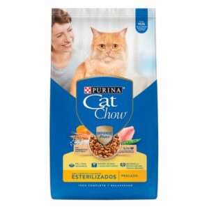 Alimento Para Gatos Esterilizados Sabor A Pescado PURINA CAT CHOW 1500 G