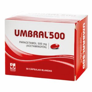 Paracetamol En Cápsulas UMBRAL X 50 Uds