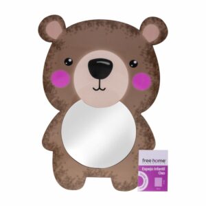 Espejo Infantil Diseño Oso FREE HOME 25x20 Cm