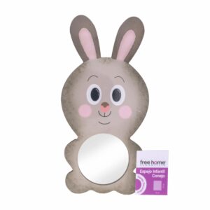 Espejo Infantil Diseño Conejo FREE HOME 25x20 Cm