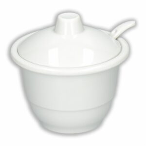 Azucarera Pequeña Blanca VAJILLAS SABANA 9X9 CM