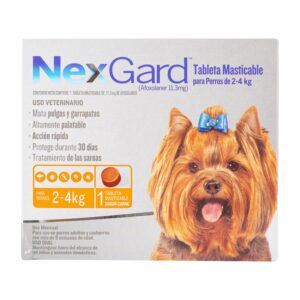 Antiparasitario Para Perros En Tableta Masticable Extra Small NEXGARD 0,50 G