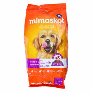 Alimento Para Perros Pollo Y Cereales Raza Medianas Y Grandes MIMASKOT 450 G