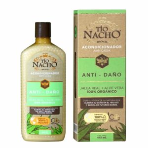 Acondicionador De Cabello Anti Dalo Reparación Profunda Con Aloe Vera TÍO NACHO 415 Ml