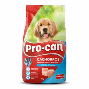 Alimento Para Perros Cachorros Razas Medianas Y Grandes Original PRO-CAN 4 Kg