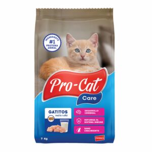 Alimento Para Gatos Cachorros Sabor A Pollo PRO-CAT CARE 7000 G