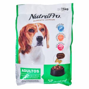 Alimento Para Perros Adultos Razas Pequeñas NUTRAPRO 7,5 Kg
