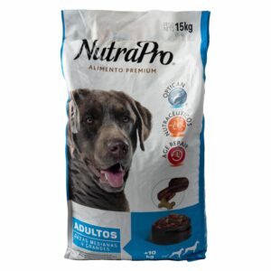 Alimento Para Perros Adultos NUTRAPRO 15 Kg
