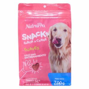 Snack Para Perro Suaves Sabor A Carne NUTRAPRO 200 G