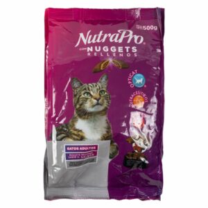 Alimento Para Gatos Nugget Adulto Salmón NUTRAPRO 500 G