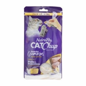 Alimento Para Gatos Sabor A Pollo Con Prebióticos NUTRAPRO 56 G