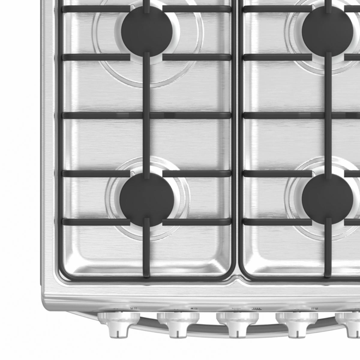 Cocina A Gas 52 Cm EM5120SX2 MABE 4 Quemadores