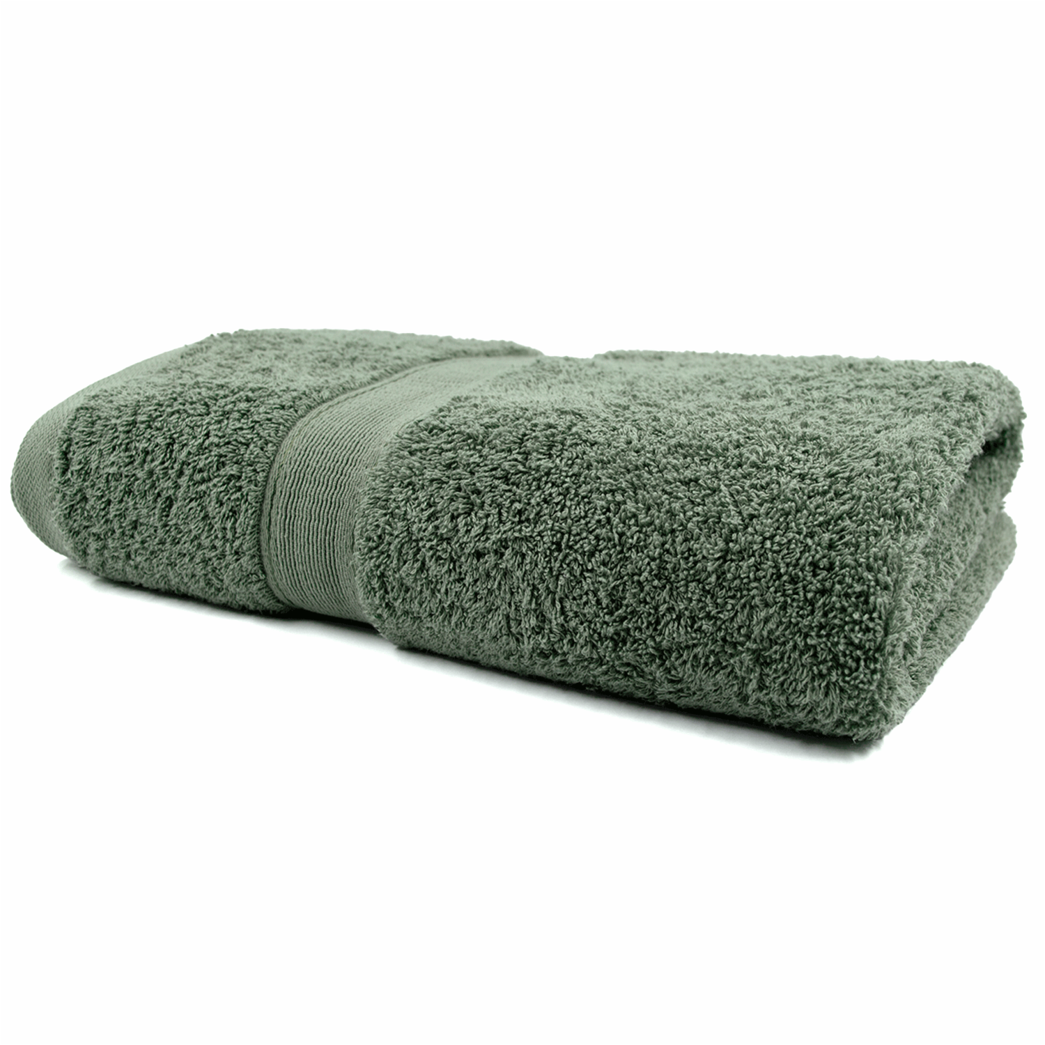Toalla De Baño Verde Oliva 580 G/M² 100% Algodón SPRINGFIELD 140 X 70 Cm - Imagen 4