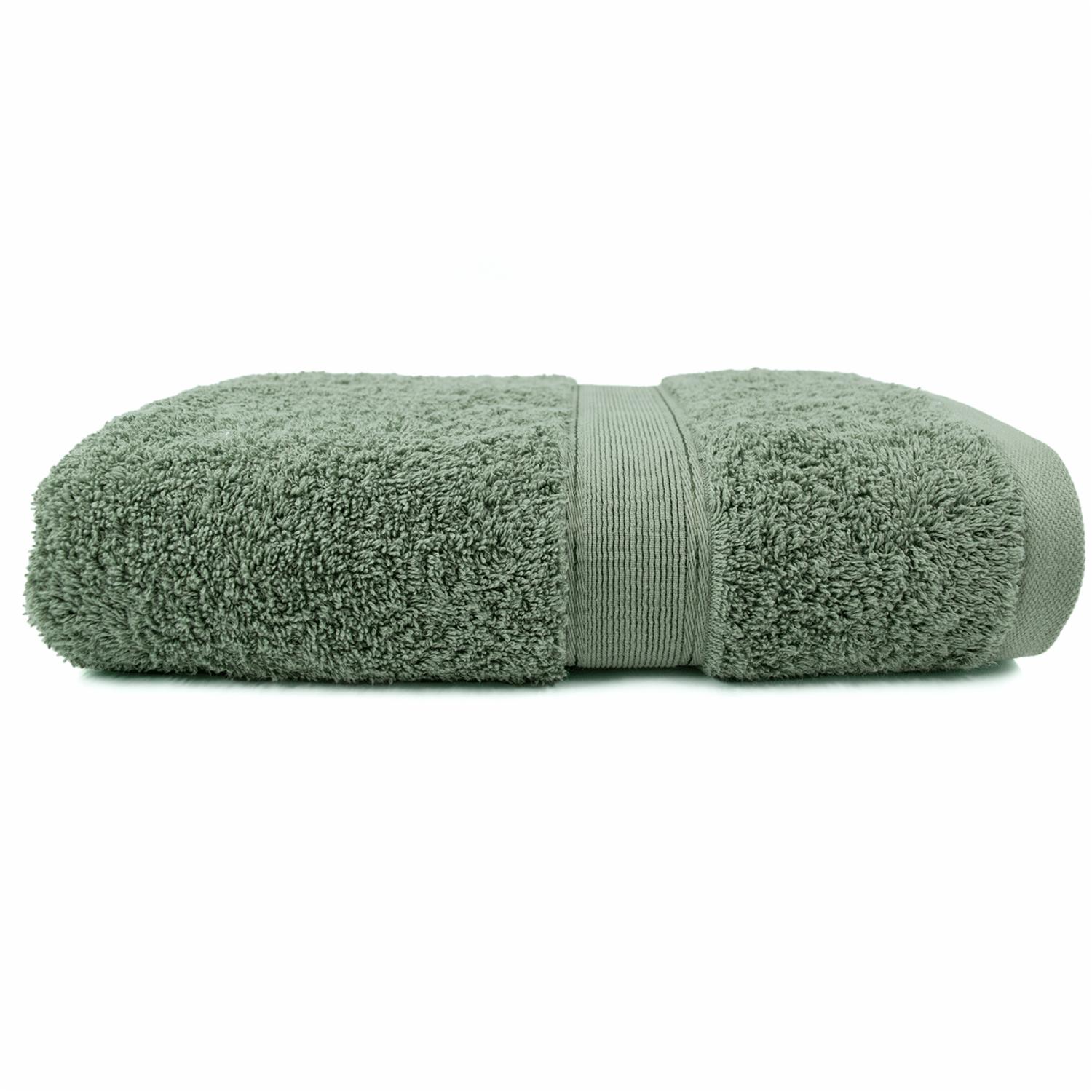 Toalla De Baño Verde Oliva 580 G/M² 100% Algodón SPRINGFIELD 140 X 70 Cm - Imagen 5