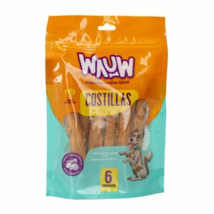 Snack Para Perros Costillitas WAUW X 6 Uds
