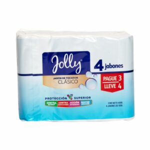 Jabón De Tocador Clásico JOLLY 4 x 100 G