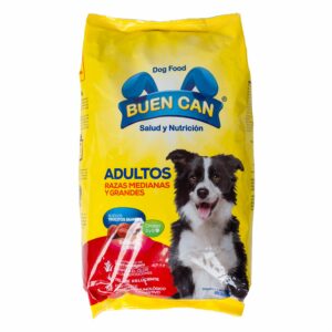 Alimento Para Perros Adultos Razas Medianas Y Grandes Sabor A Carne BUEN CAN 2 Kg