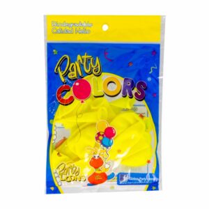 Globo N9 Neón Amarillo PARTY COLORS X 10 Uds