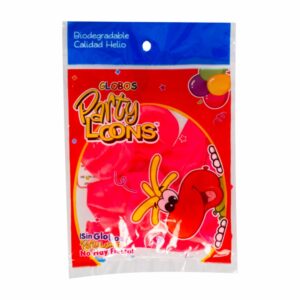 Globo N9 Neón Rosa PARTY COLORS X 10 Uds